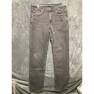 AE Easyflex Slim Straight Jean Men 32x34 Charcoal Gray Urban Basic Street Wear